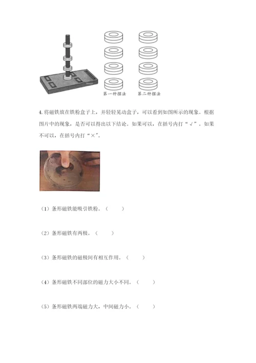 教科版二年级下册科学知识点期末测试卷【基础题】.docx