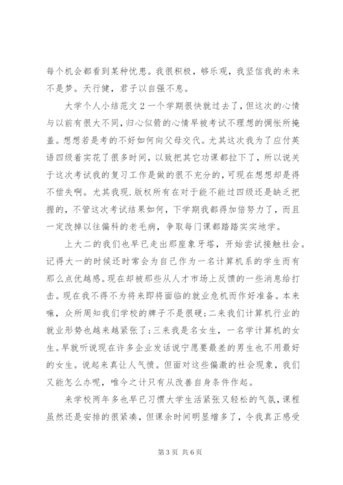 大学个人小结范文.docx