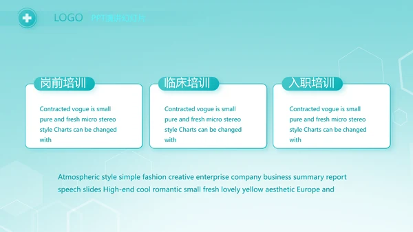 逆行者蓝色医生工作总结述职报告PPT