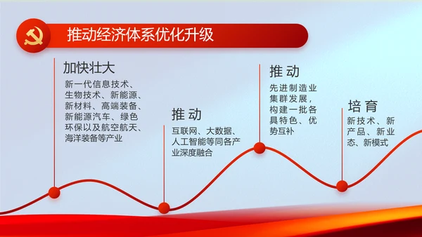 大气加强党风廉政建设工作总结PPT