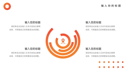 橙色渐变执行方案汇报PPT模板