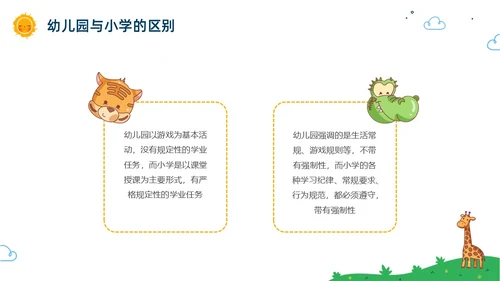 彩色水彩卡通幼儿园家长会PPT