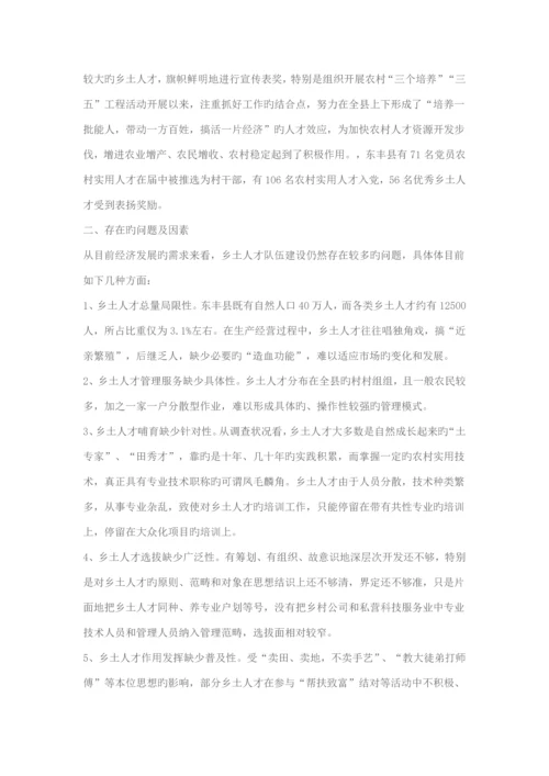 加强农村能人队伍综合建设构建社会主义新农村模板.docx