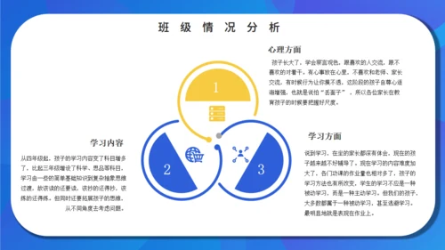 新学期家长班会通用PPT模板