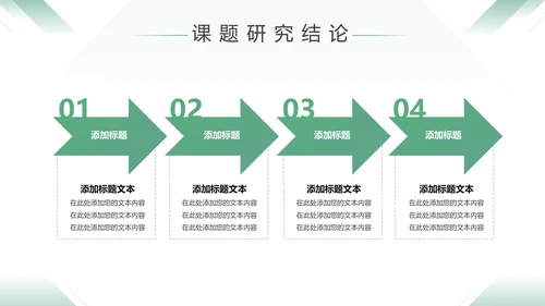 绿色大气毕业论文开题答辩报告PPT模板