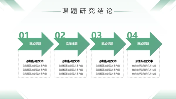 绿色大气毕业论文开题答辩报告PPT模板