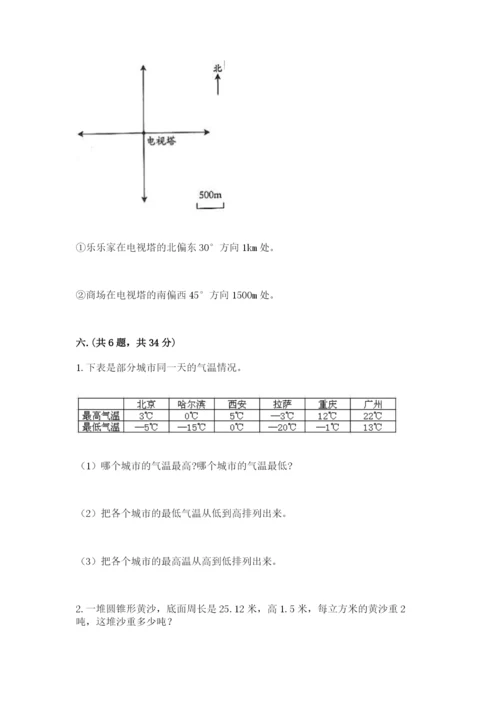 小学毕业班数学检测题精品【夺分金卷】.docx