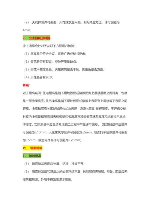 开发商应对业主专用的住宅综合项目工程质量验收统一标准很有用.docx