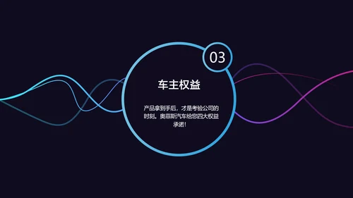 深蓝商务风智能汽车新品发布会