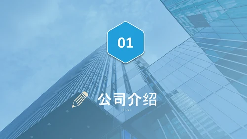 大气企业宣传企业简介公司简介PPT模板