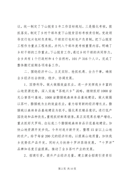 乡镇年度工作总结范文.docx