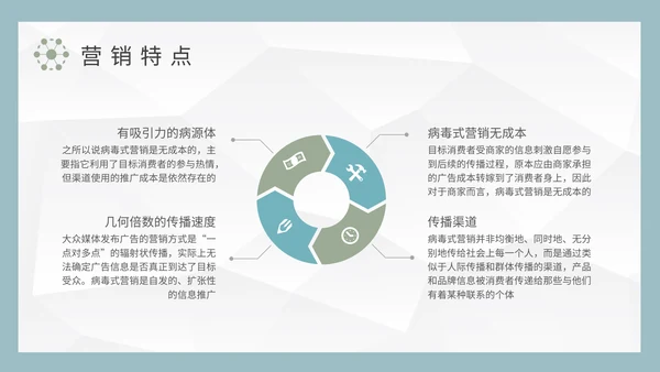 病毒式网络营销推广案例PPT模板