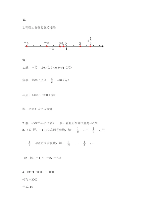 小学毕业班数学检测卷带答案（满分必刷）.docx