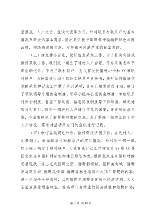 双联工作自查报告格式.docx