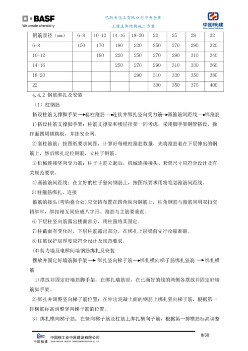 化工仓库项目土建主体工程施工方案.docx