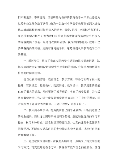 初中语文教师国培心得.docx