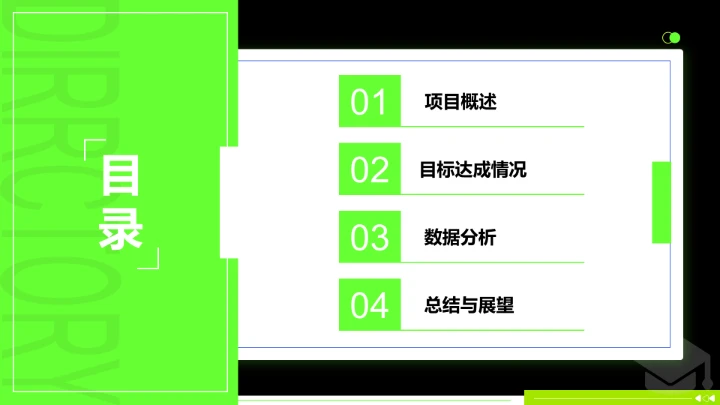 年中目标达成情况汇报PPT模板