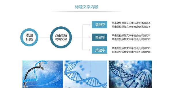 医疗基因细胞生物研究报告医学研究工作汇报PPT模板
