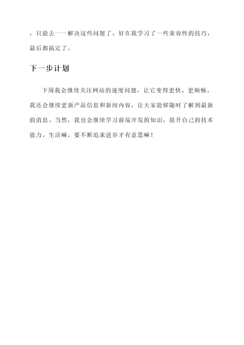 云恺的工作汇报