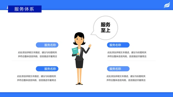 蓝色创意大气商业计划书PPT模板