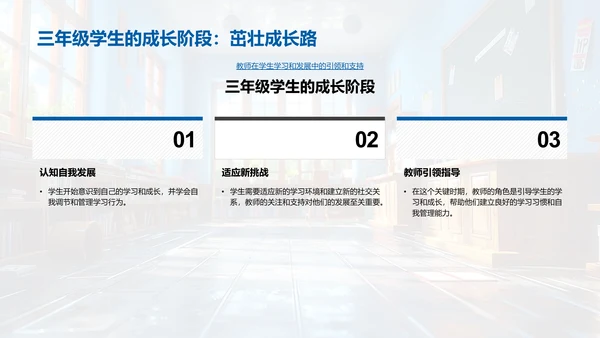 三年级教学提升PPT模板