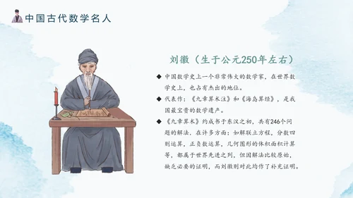 古代数学名人《祖冲之》PPT模板