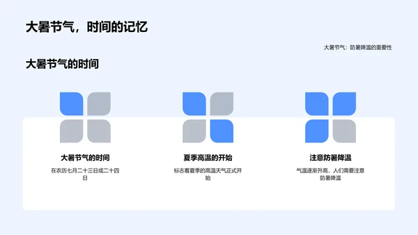 大暑健康防护讲座PPT模板