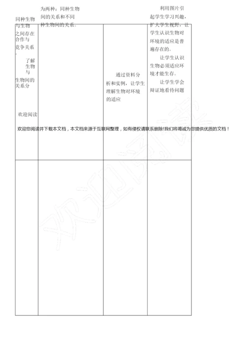 《生物与环境的关系》教案064347.docx