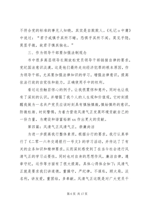 风清气正警示教育片观后感.docx