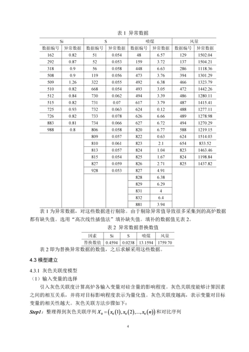基于改进的神经网络模型的高炉炼铁预测控制.docx