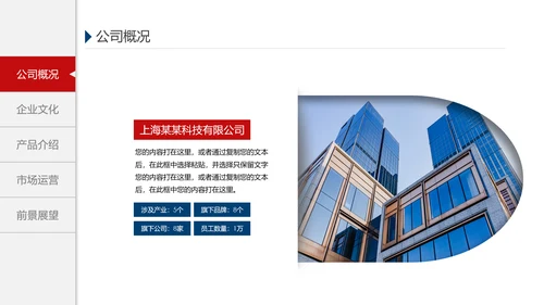 欧美风格企业宣传产品介绍PPT模板