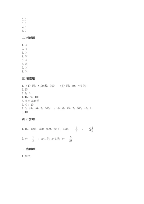 沪教版数学六年级下册期末检测试题精品【综合题】.docx