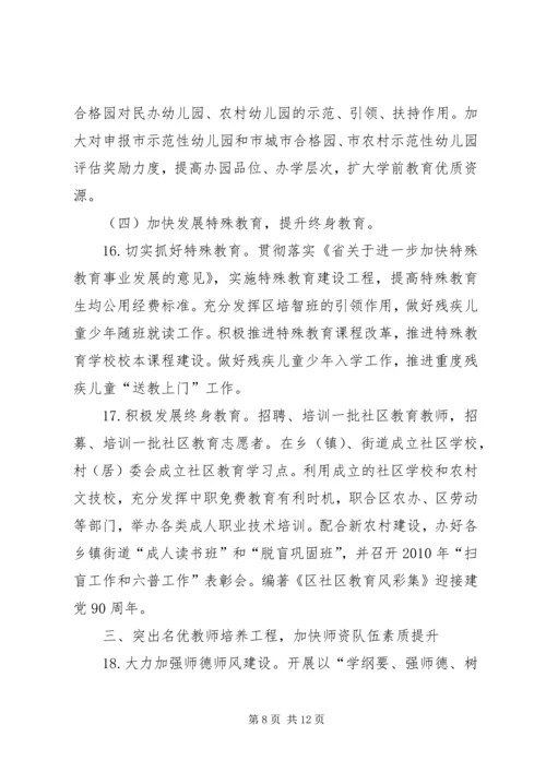 教育系统年度教育发展工作计划.docx