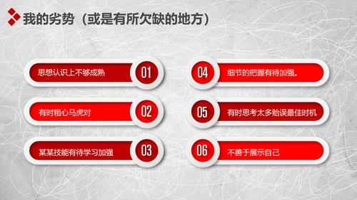 大气竞聘报告求职面试个人简历PPT模板