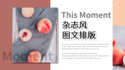 文艺时尚杂志INS风图文排版通用PPT