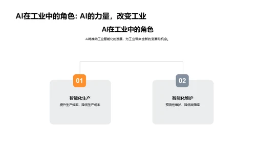 创新驱动工业智能化