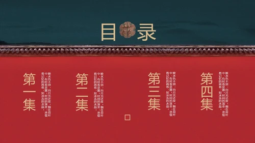 我在故宫做模版通用PPT