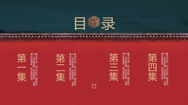 我在故宫做模版通用PPT