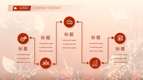 红色喜庆传统中式婚礼策划动态PPT
