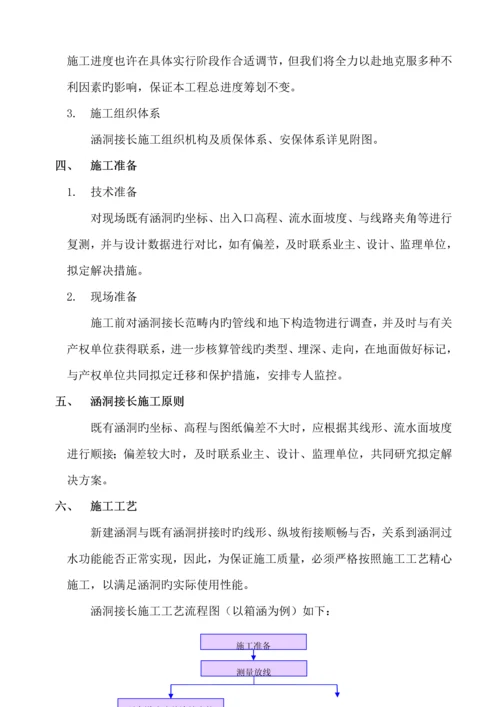 涵洞接长综合施工专题方案.docx