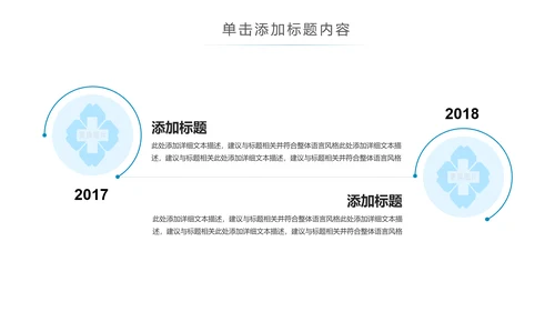 蓝色简约医疗医学科研行业PPT模板