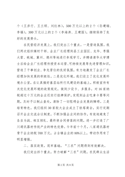 乡镇年终总结计划.docx