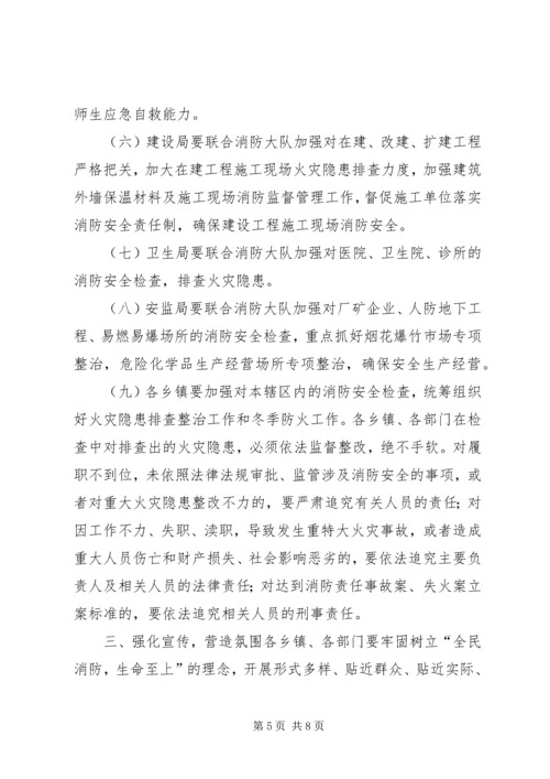 副县长在全县消防安全工作会议上的讲话.docx