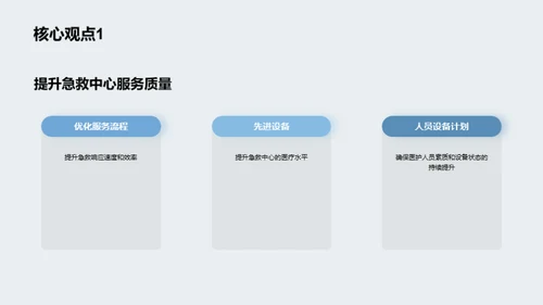 急救中心：卓越与创新