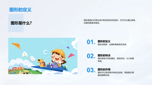 图形学习与应用PPT模板