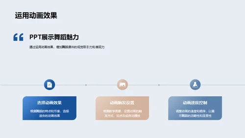 舞蹈课堂 PPT教程