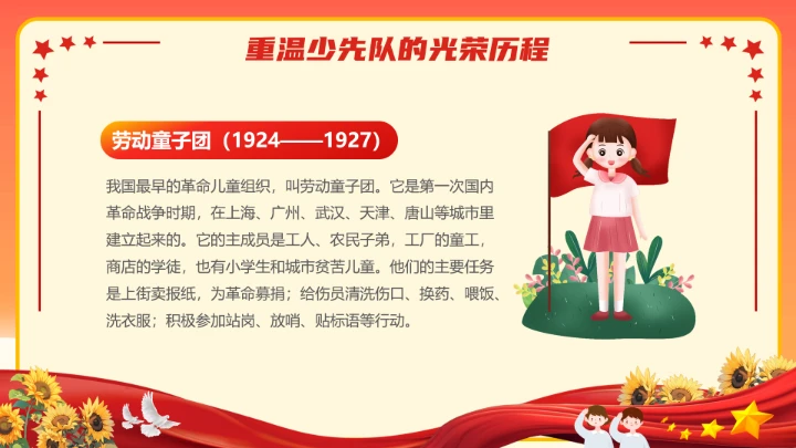 少先队建队76周年主题活动宣传PPT