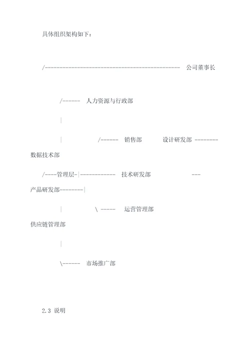 公司组织规划建设方案模板