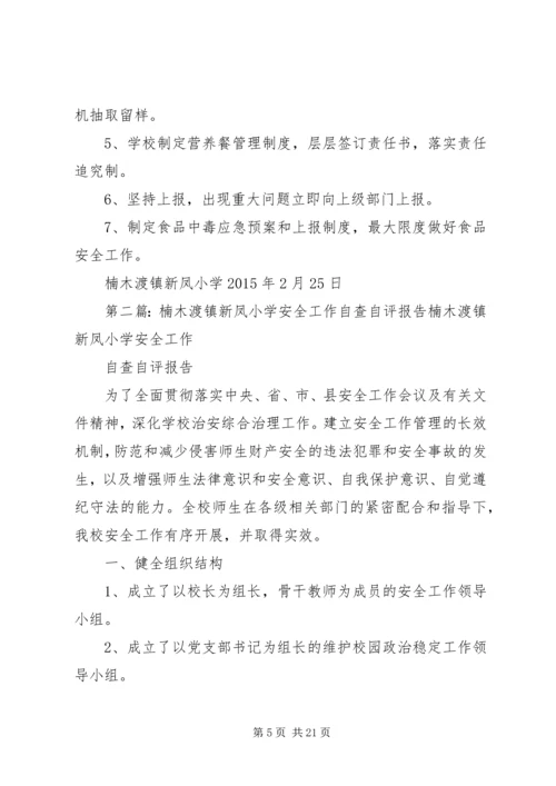 楠木渡镇新凤小学营养餐实施方案.docx