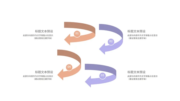 紫色简约风个人岗位竞聘PPT模板